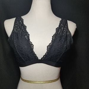 Xhilaration lace bralette black xl